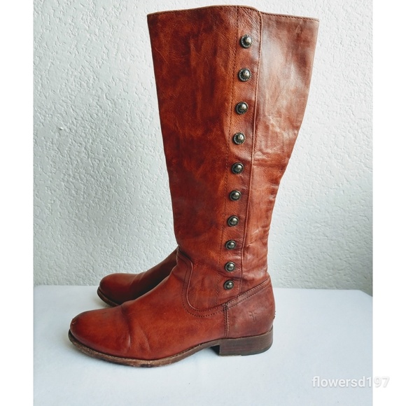 Frye Shoes - Frye Tall Studded Boots Size 8.5